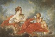 Francois Boucher The Muse Clio oil painting artist